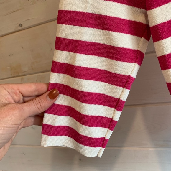 Classiques Entier | NWT Pink and White Striped Top - Picture 3 of 6